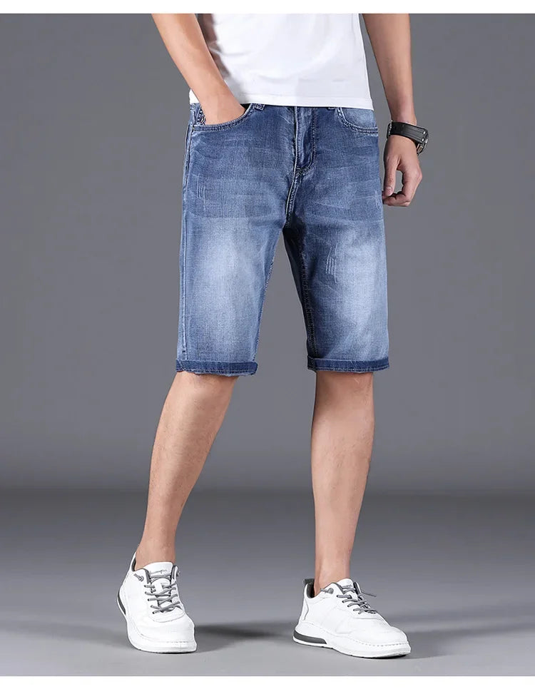 Stretch Summer Thin Denim Shorts