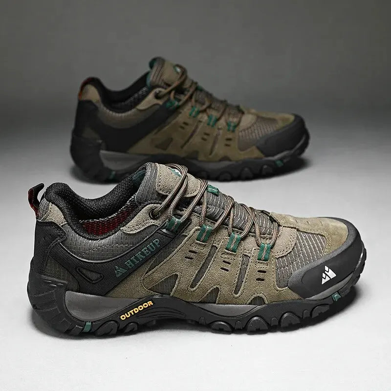 Men's Hiking Shoes with Suede Leather 
Outdoor Shoes, Men Trekking Sneakers