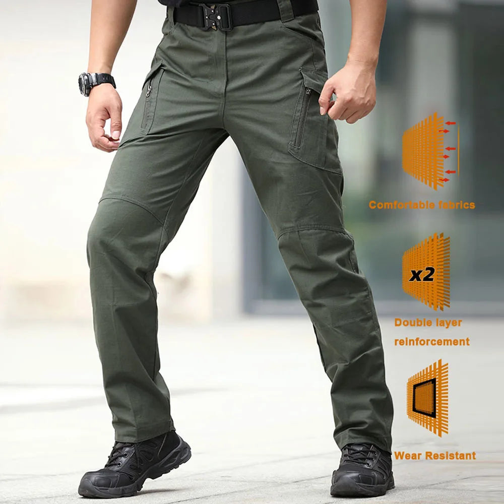 Cargo Pants Classic Outdoor Hiking Trekking Army 
 Joggers Pant Camouflage Military Multi Pocket