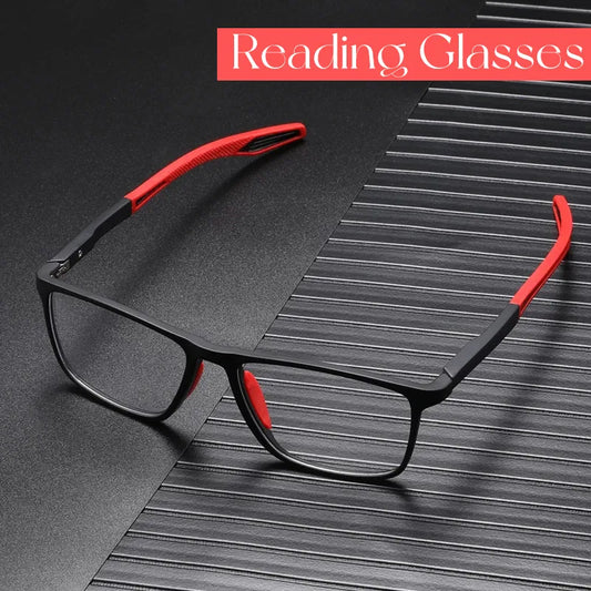 Anti-blue Light Reading Glasses Ultralight TR90 
Sport Presbyopia Eyeglasses for Women & Men Far Sight Optical Eyewear Diopters To +4.0