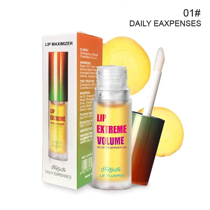 Instant Volumizing Essence Oil, Long Lasting Lip Plumper Oil 
Serum Repair Lip, Fine Lines Increases Elasticity Lip Balm