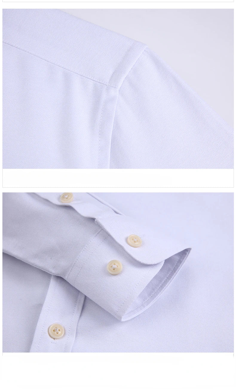 Business Classic Lapels Casual Male Shirt