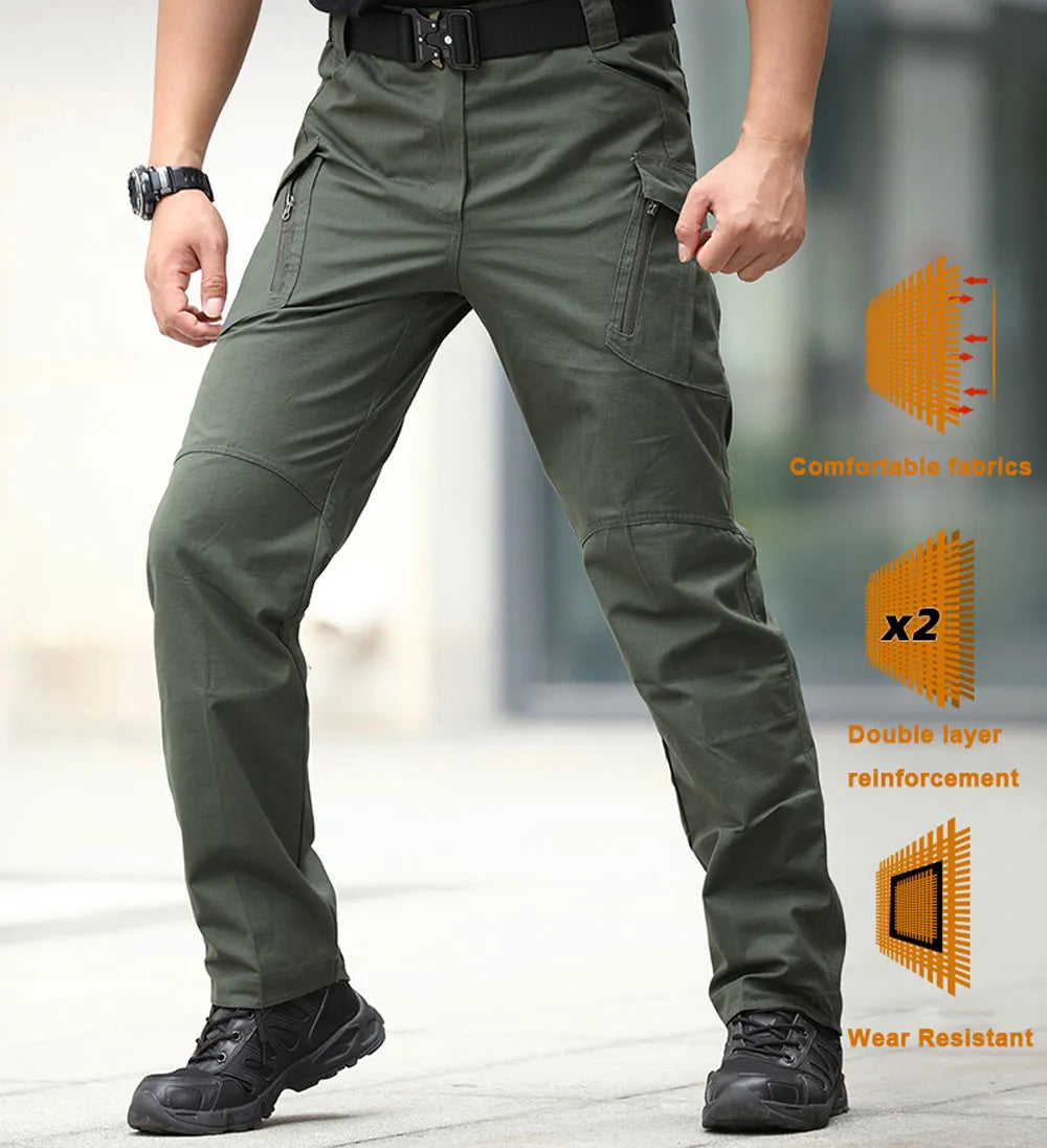 Cargo Pants Classic Outdoor Hiking Trekking Army 
 Joggers Pant Camouflage Military Multi Pocket