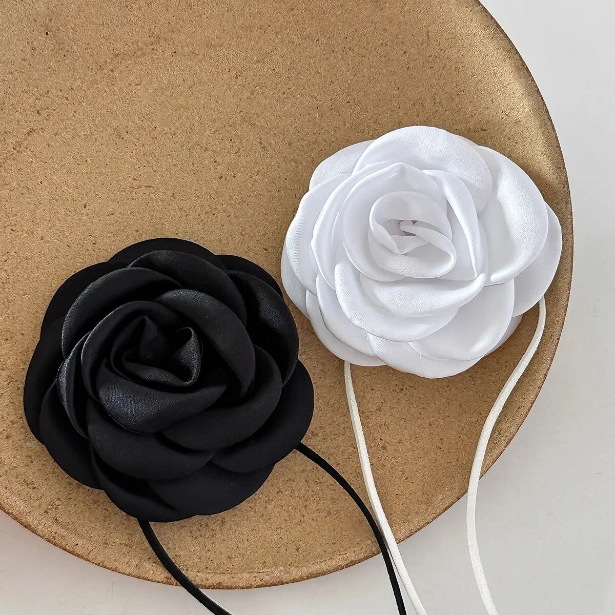 Romantic Big Rose Flower Clavicle Chain Necklace