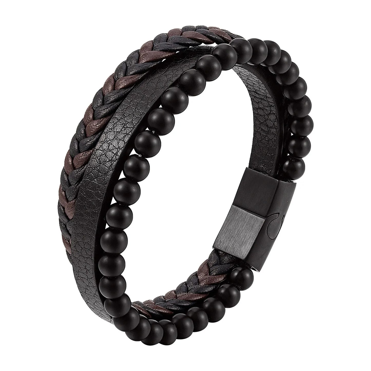 Men Classic Fashion, High Quality Leather Bracelet