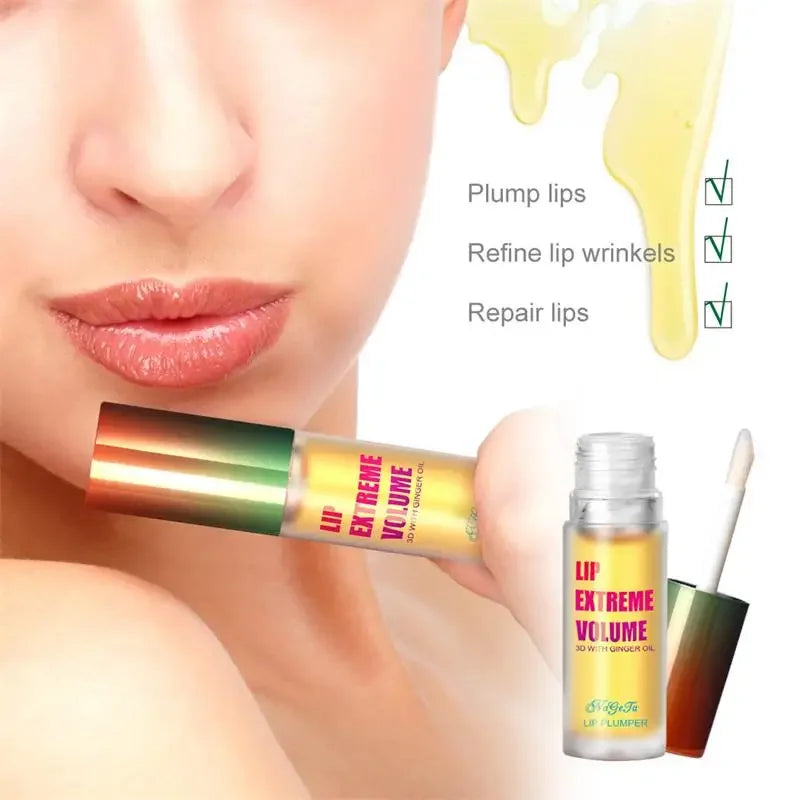 Instant Volumizing Essence Oil, Long Lasting Lip Plumper Oil 
Serum Repair Lip, Fine Lines Increases Elasticity Lip Balm