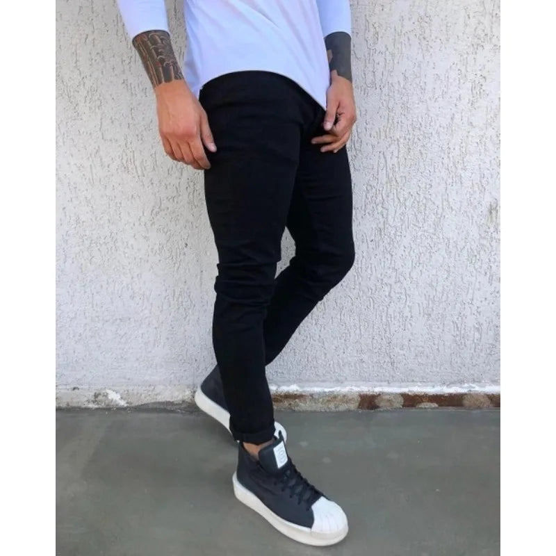 Spring & Autumn Stretch Men's Jeans