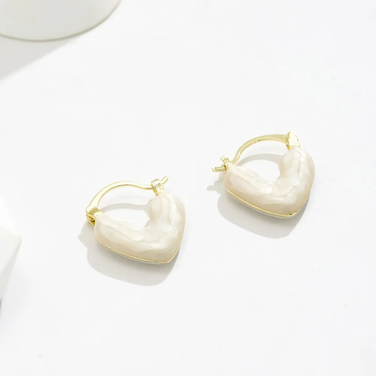 Sweet Mini Love Heart Drop Earrings