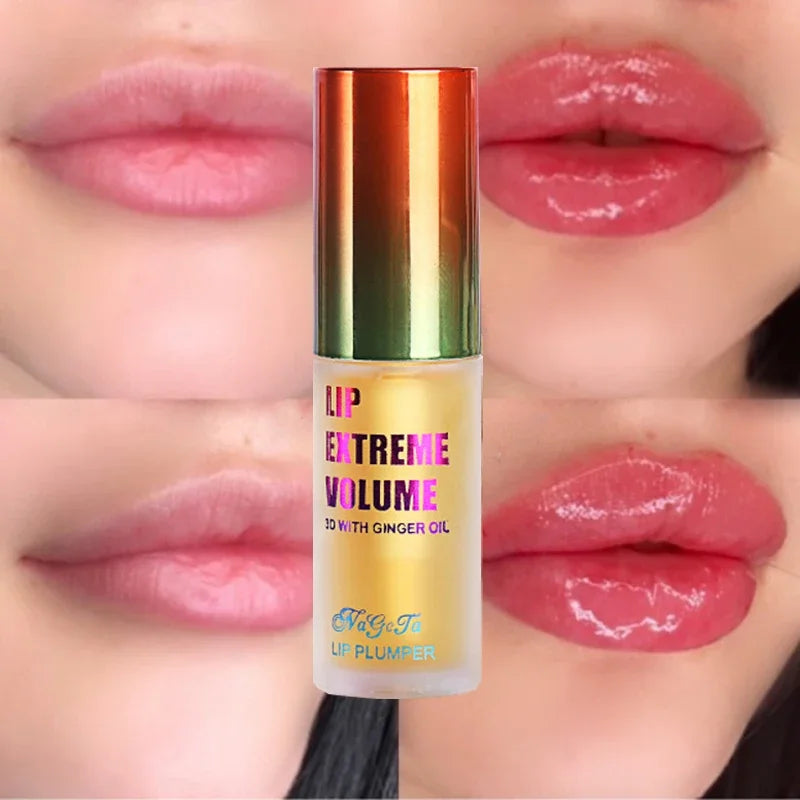 Instant Volumizing Essence Oil, Long Lasting Lip Plumper Oil 
Serum Repair Lip, Fine Lines Increases Elasticity Lip Balm