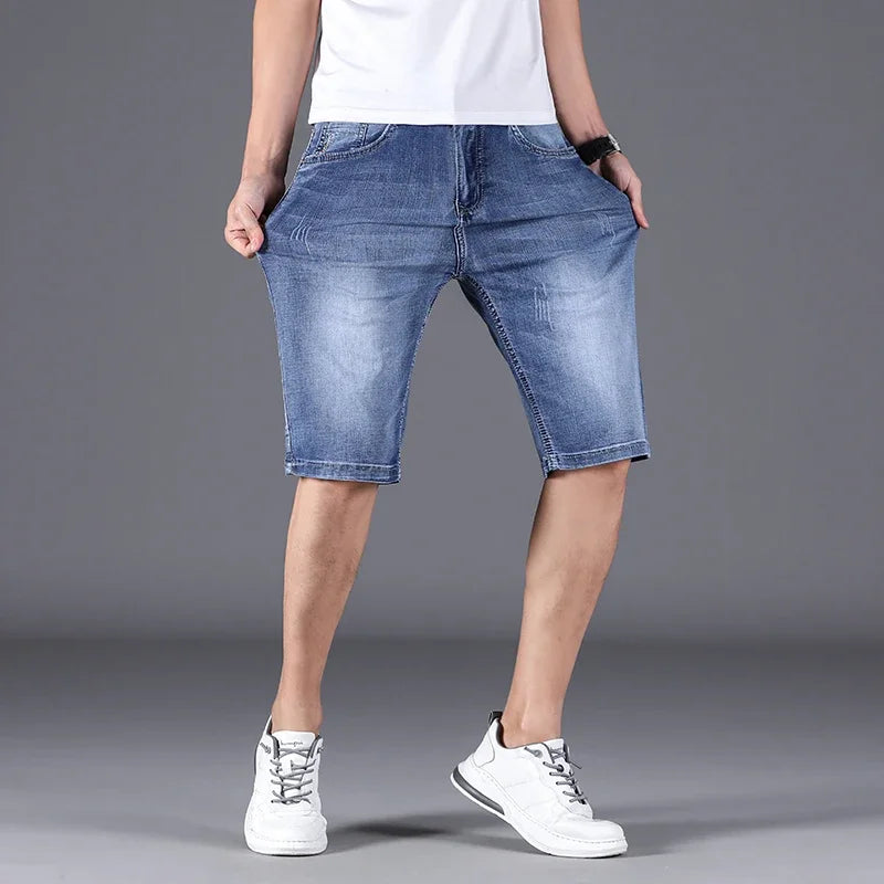 Stretch Summer Thin Denim Shorts