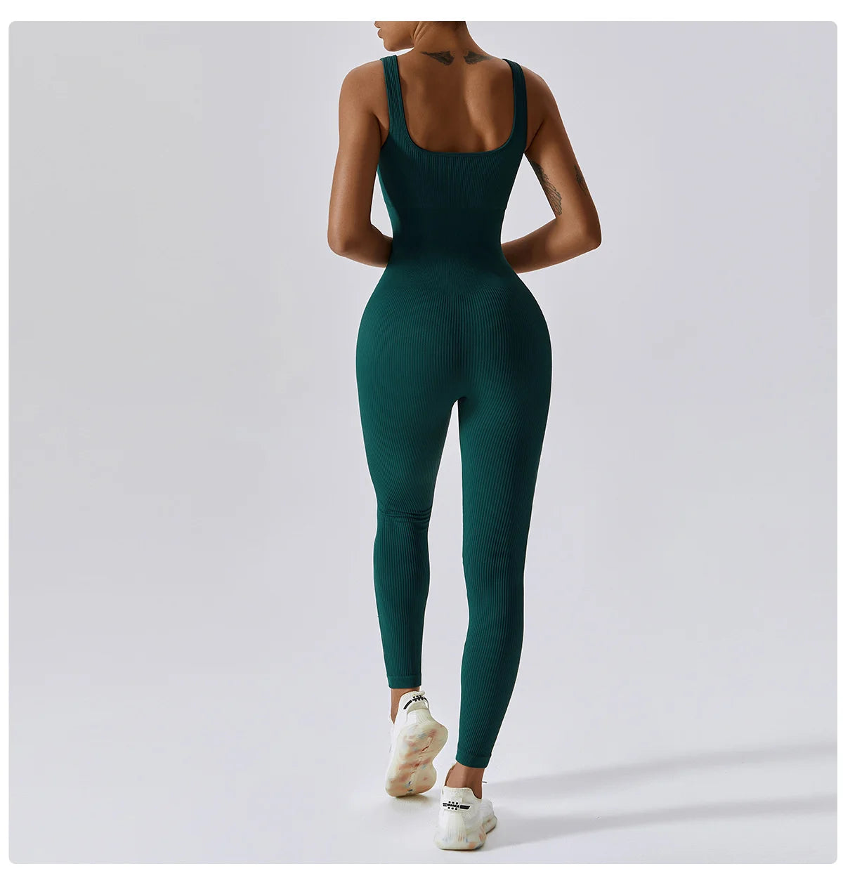 Seamless One-piece Jumpsuit Yoga Suit, Women Dance Romper Fitness Bodysuit 
Workout Siamese Sportswear