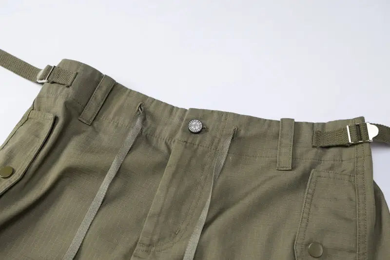 Low Waist Cargo Parachute Pants