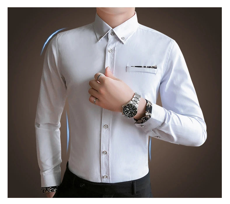 New Men Classic Business Shirt