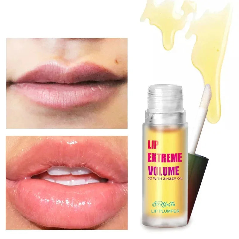 Instant Volumizing Essence Oil, Long Lasting Lip Plumper Oil 
Serum Repair Lip, Fine Lines Increases Elasticity Lip Balm