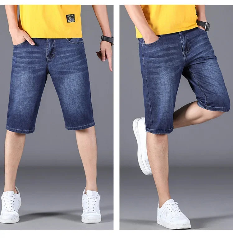 Stretch Summer Thin Denim Shorts