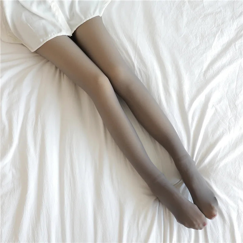 Winter Warm Tights, Translucent, Thick 
Pantyhose High Waist Elastic Wool Stockings Thermal Female Velvet Tights