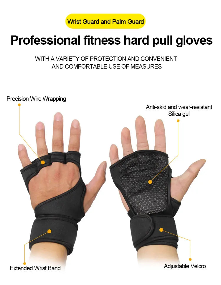 Training Sport Gloves for Men & Women 
Workout Gloves for Fitness, Body Building, Weightlifting, Gym