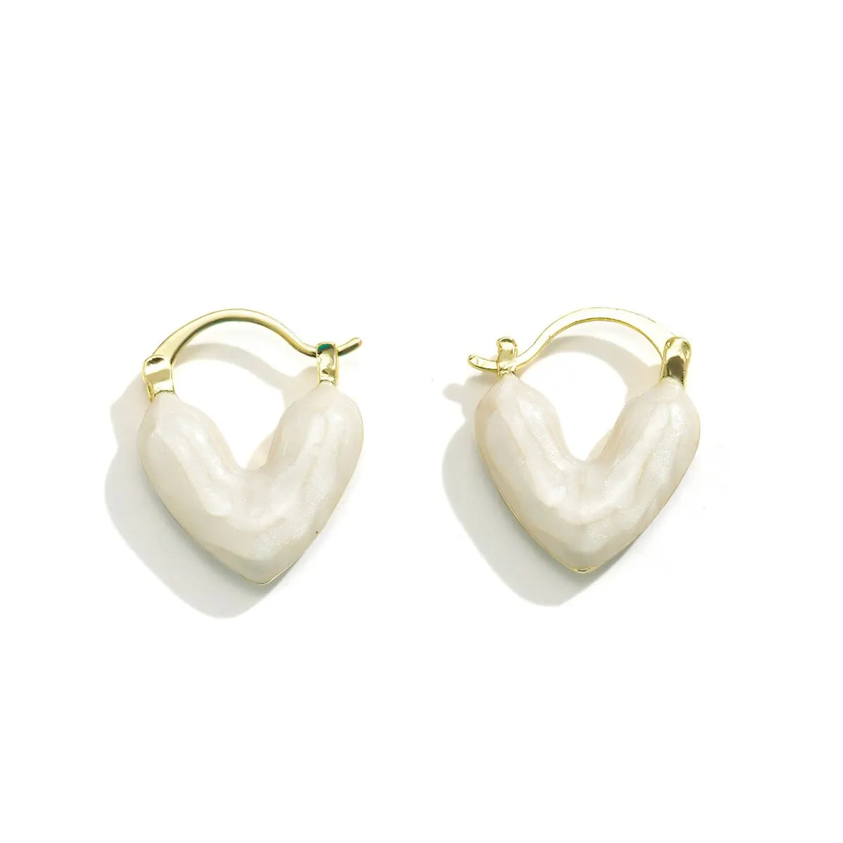 Sweet Mini Love Heart Drop Earrings