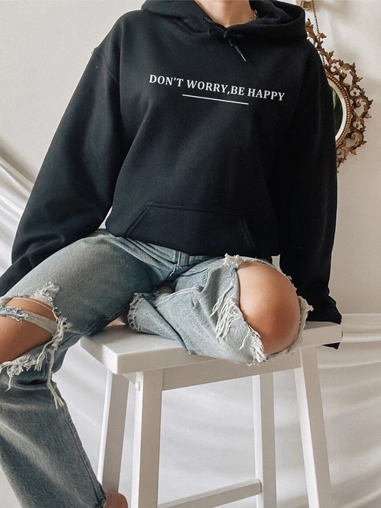 Casual Simple Letter Print Hoodies Sweatshirt for Women
Autumn New Plus Size Thin Basic Pullover