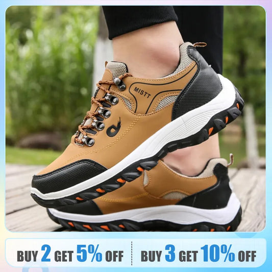 Men Leather Casual Shoes 
Men Sneakers Autumn/Winter, Lightweight Walking Shoes