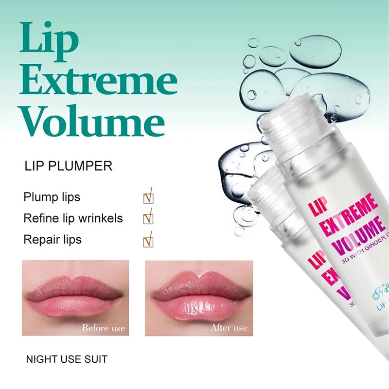 Instant Volumizing Essence Oil, Long Lasting Lip Plumper Oil 
Serum Repair Lip, Fine Lines Increases Elasticity Lip Balm