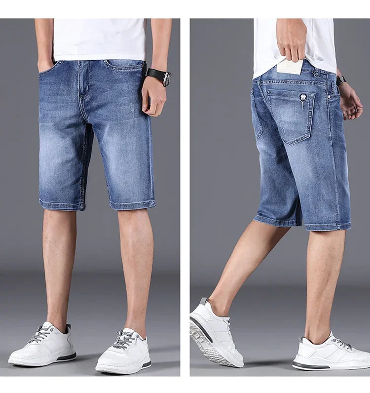 Stretch Summer Thin Denim Shorts