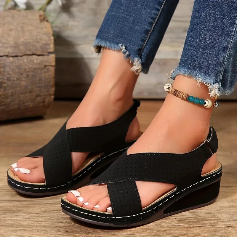 New 2024 Sandals with Exposed Toes and High Heels Women's Summer Shoes