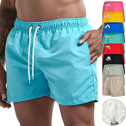 Swim Trunks Shorts for Men, Quick Dry, Breathable Drawstring With Pockets perfect for Surfing or Beach