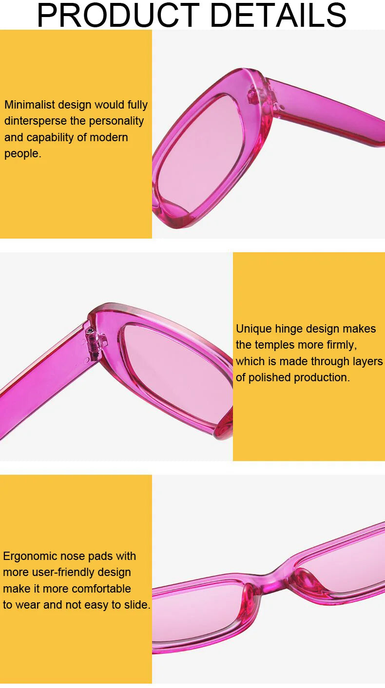 New Square Eyewear
 Vintage Sunglasses for Women