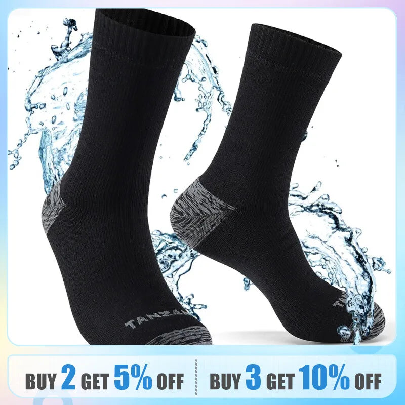 Waterproof Socks for Men, Warm Snow Thermal Sports Sock